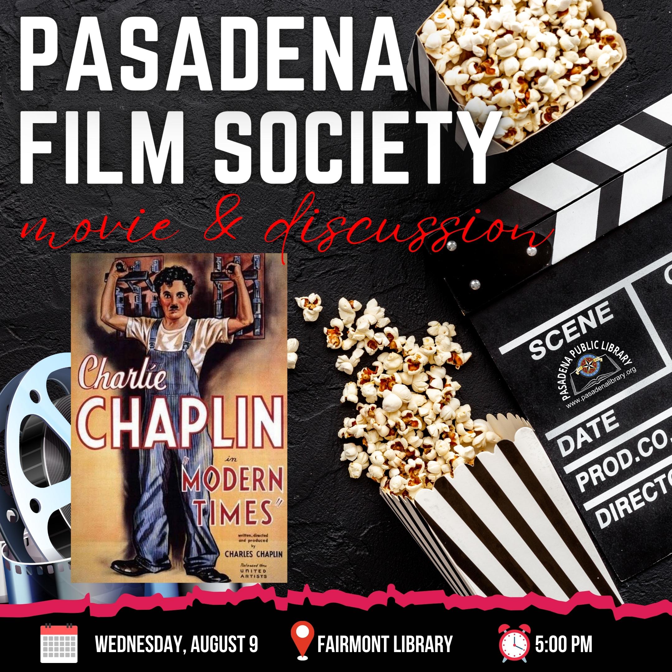 Pasadena Fil Society showing Modern Times
