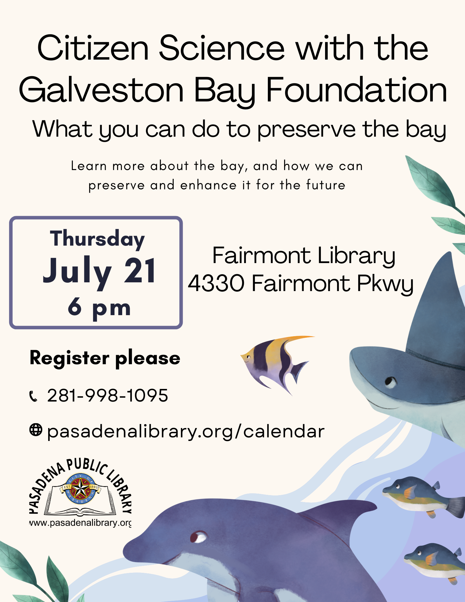 Fairmont: Citizen Science with Bay Area Foundation