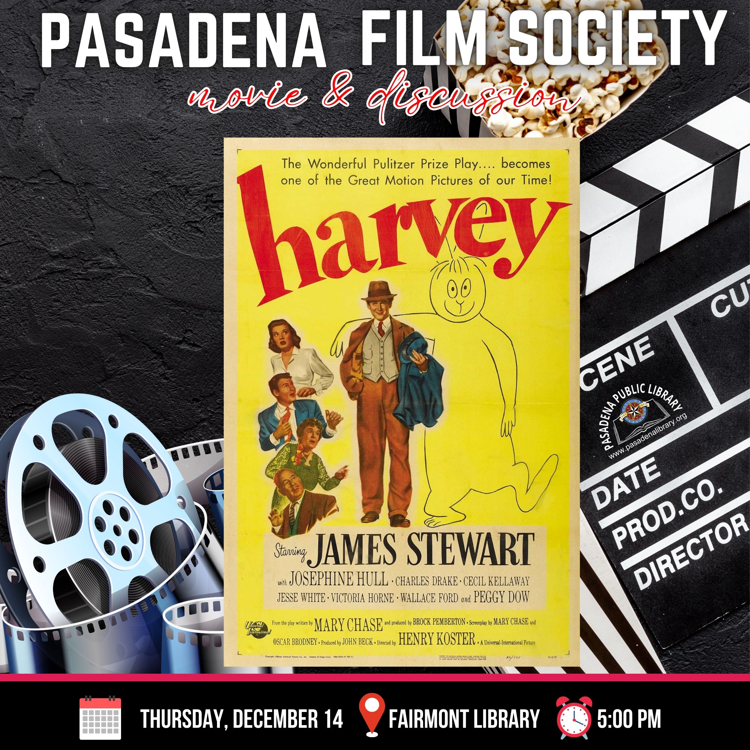 DEC 14_ CALENDAR FILM SOCIETY Harvey