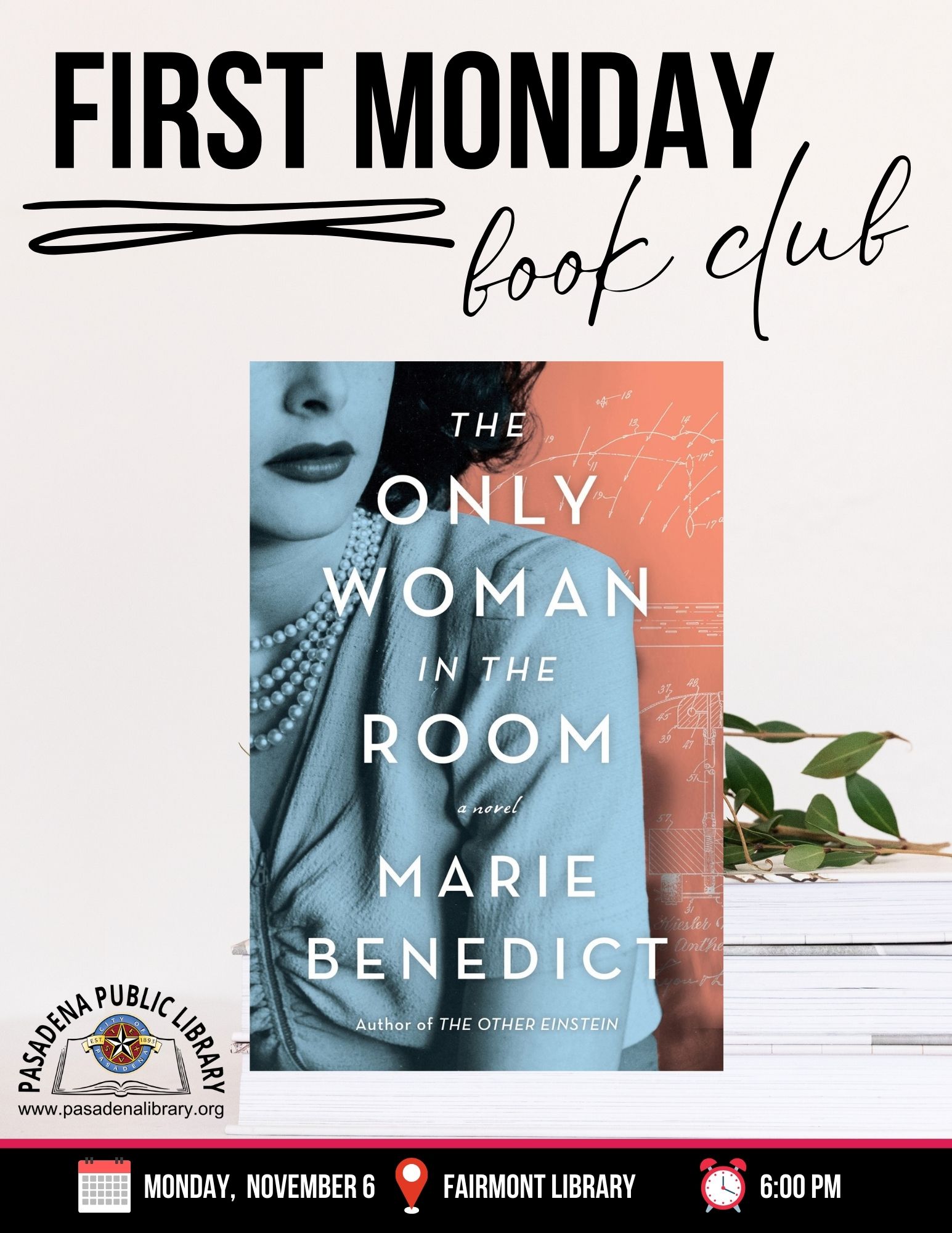 FIRST MONDAY BOOK CLUB