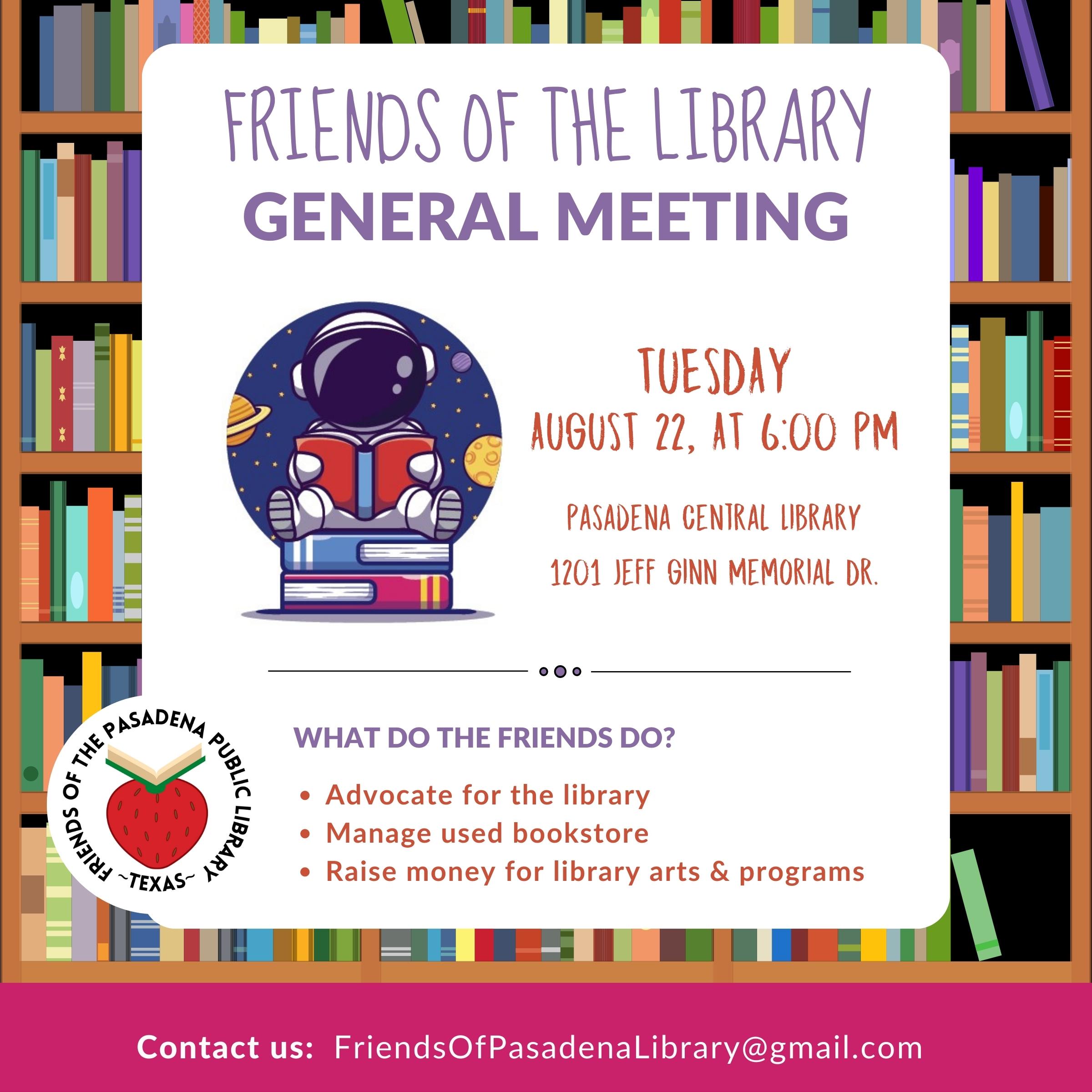 Friends of the Library General Meeting