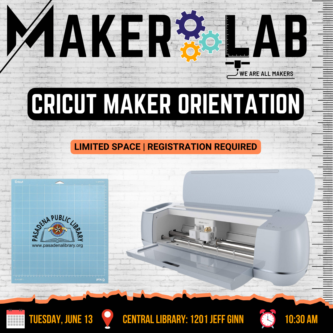 Maker Lab - Cricut Orientation
