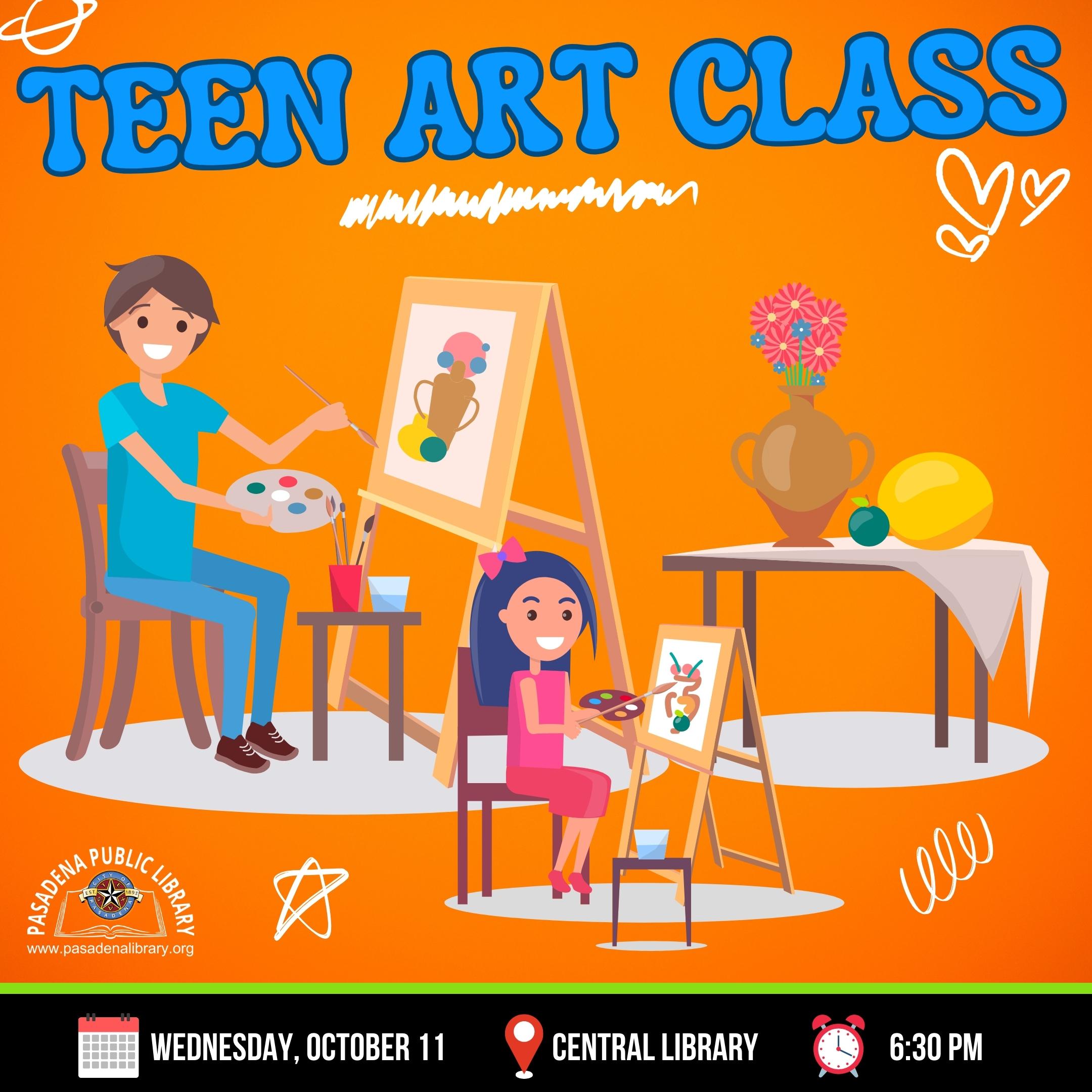 TEEN ART CLASS