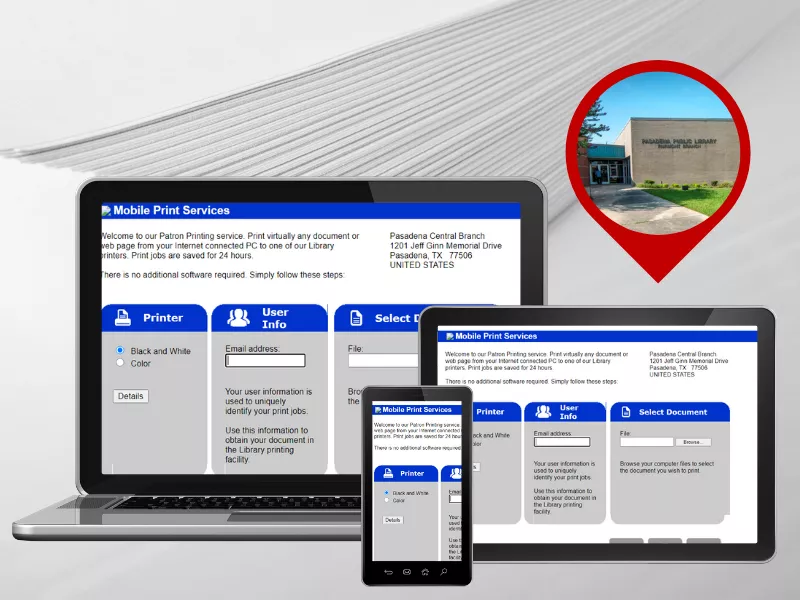Mobile Print - Fairmont Library (4330 Fairmont Pkwy)