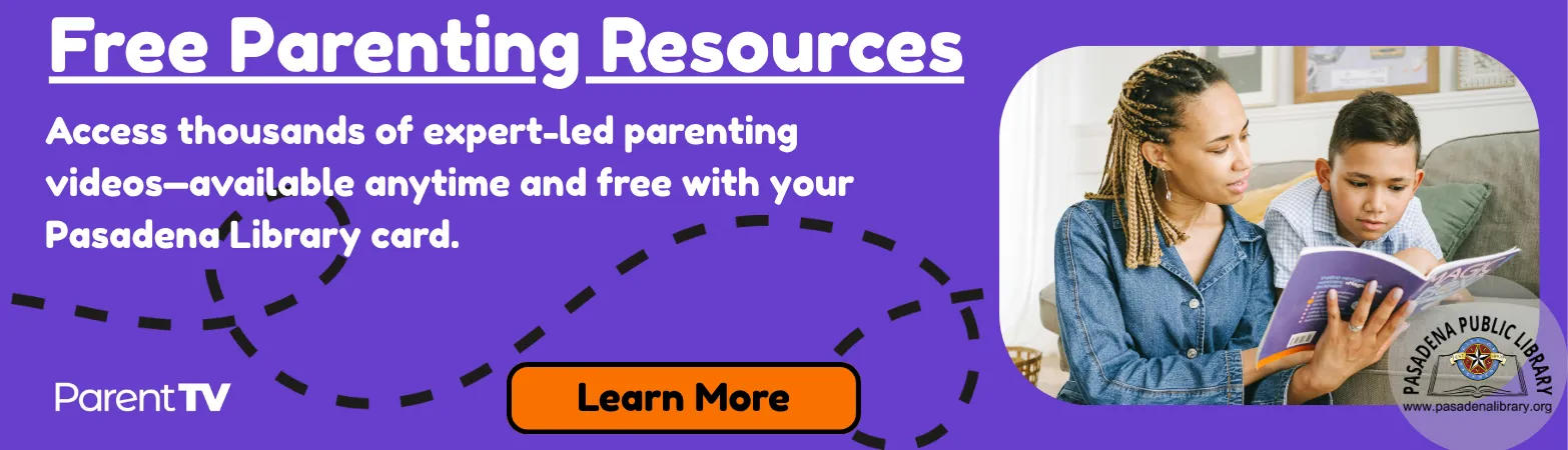 Free Parent TV with your Pasadena Public Library card