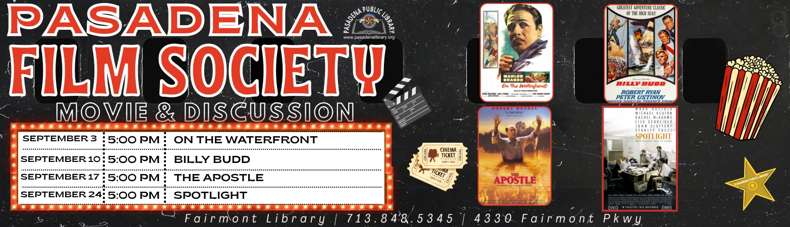 Pasadena Film Society Schedule