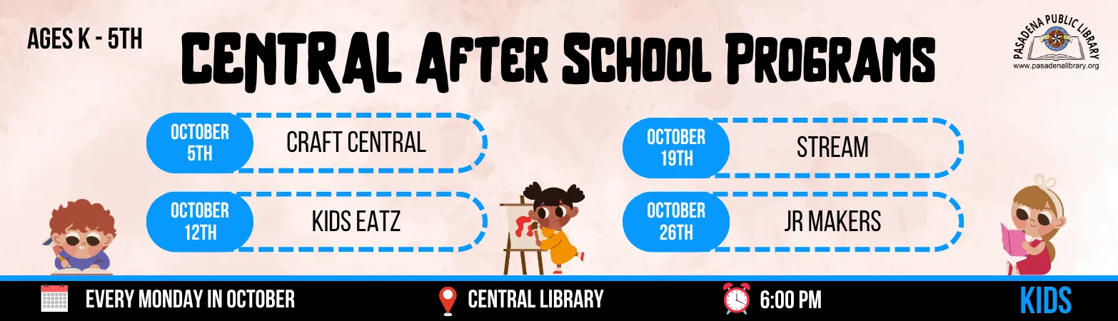 After school programs at central library