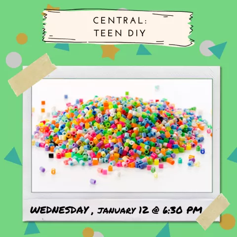 Central: Teen DIY Perler Bread Snowflakes