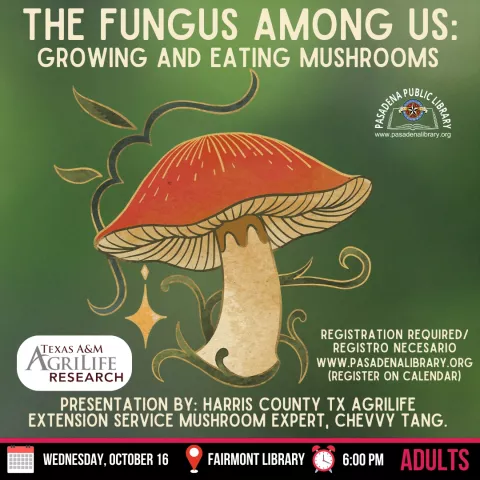 FAIRMONT: The Fungus Among Us: Growing and Eating Mushrooms (RR)
