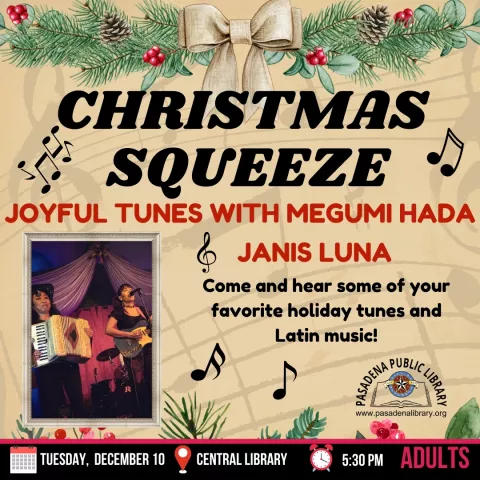 CENTRAL: Christmas Squeeze - Joyful Tunes with Megumi Hada