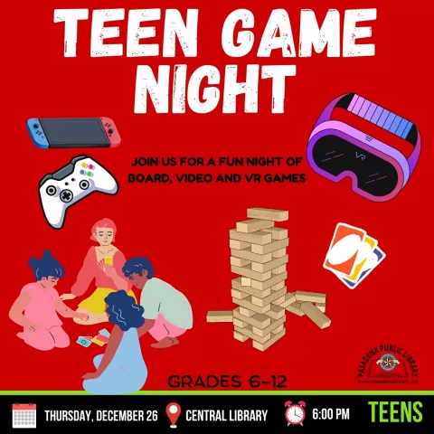 CENTRAL: Teen Game Night