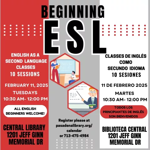 CENTRAL: Beginning ESL Class (RR)