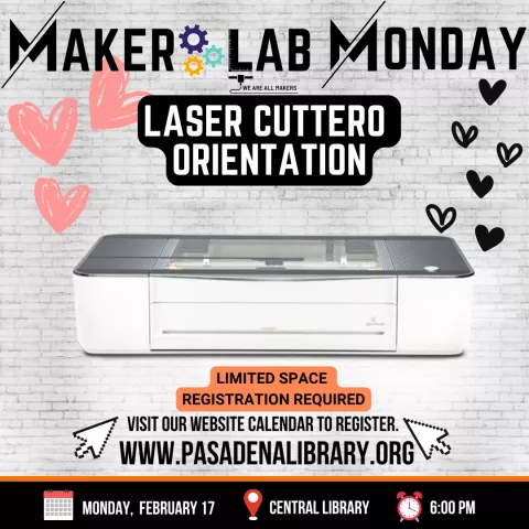 CENTRAL: Maker Lab Workshop - Laser Cutter Orientation (RR)