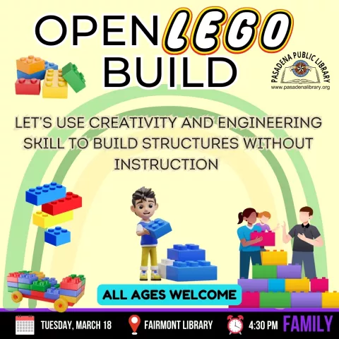 FAIRMONT: Open Lego Build