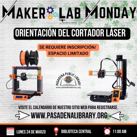 CENTRAL: Orientación del Cortado Laser (RR)