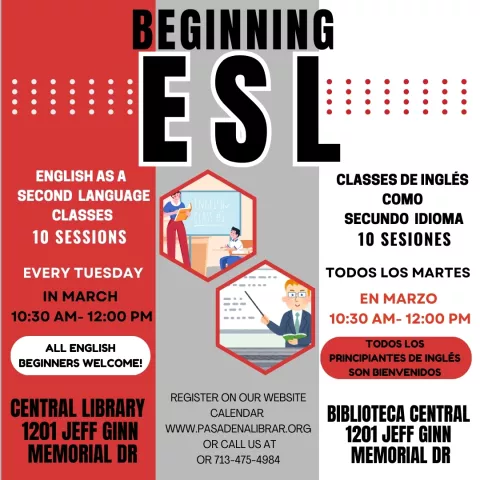 CENTRAL: Beginning ESL Class (RR)