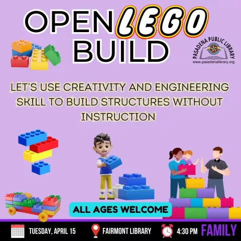 FAIRMONT: Open Lego Build