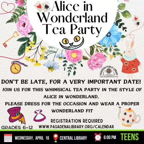 CENTRAL: Alice in Wonderland Tea Party
