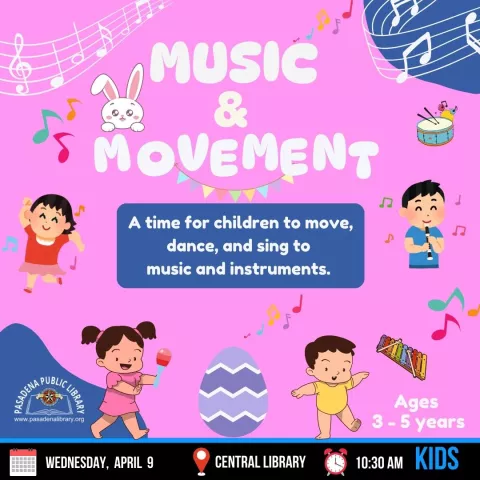 CENTRAL: Music and Movement 3-5 Years 