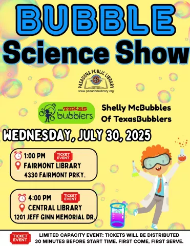 FAIRMONT: Bubble Science Show