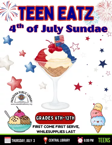 CENTRAL: Teen Eatz - Fourth of July Sunday