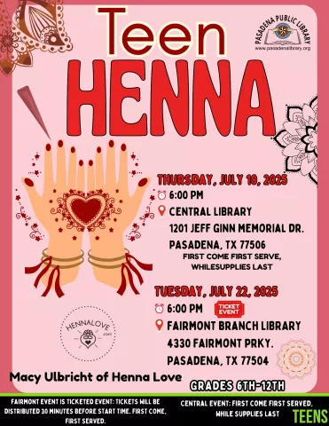 FAIRMONT: Teen Henna