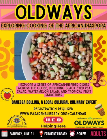 FAIRMONT: Oldways - Exploring Cooking of the African Diaspora (RR)