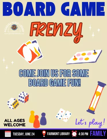FAIRMONT: Board Game Frenzy