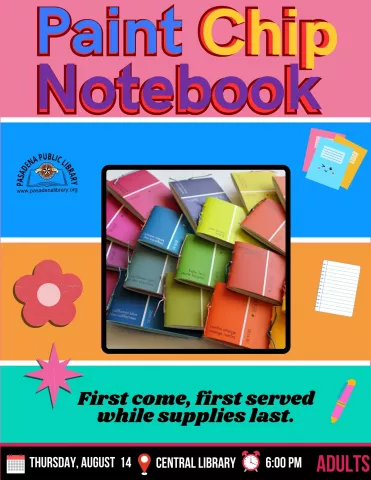 CENTRAL: Paint Chip Notebooks