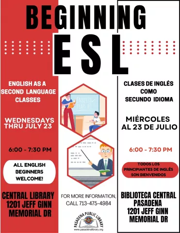 CENTRAL: Beginning ESL Class