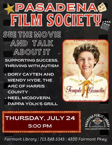 FAIRMONT: Pasadena Film Society - "Temple Grandin"