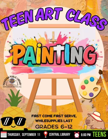 CENTRAL: Teen Art Class