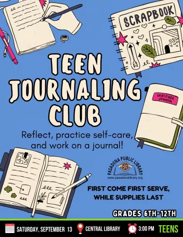 CENTRAL: Teen Journaling Club