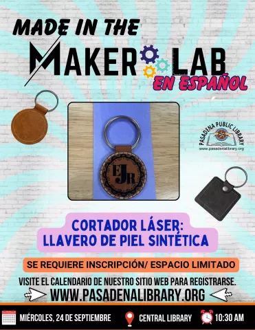 CENTRAL: Made in the Maker Lab en Español- Glowforge Cortadora de Láser (RR)