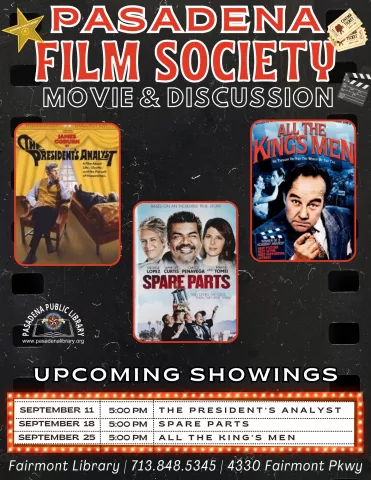 FAIRMONT: Pasadena Film Society - September 5