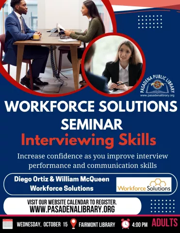 FAIRMONT: Workforce Solutions Seminar - Interviewing Skills (RR)