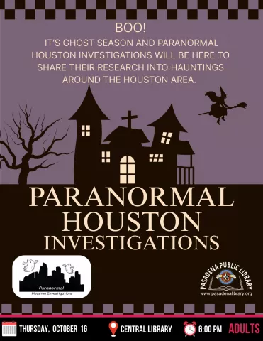 CENTRAL: Paranormal Houston Investigations