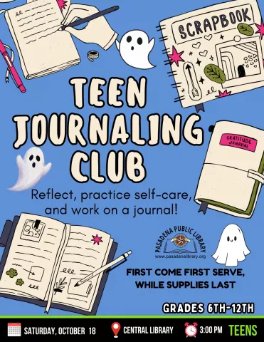 CENTRAL: Teen Journaling Club