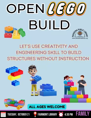 FAIRMONT: Open Lego Build