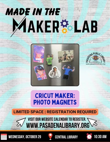 CENTRAL: Made in The Maker Lab Cricut Maker (RR)