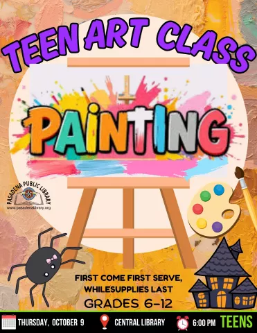 CENTRAL: Teen Art Class