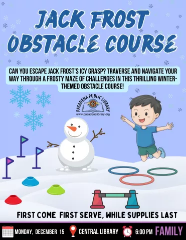 CENTRAL: Jack Frost Obstacle Course