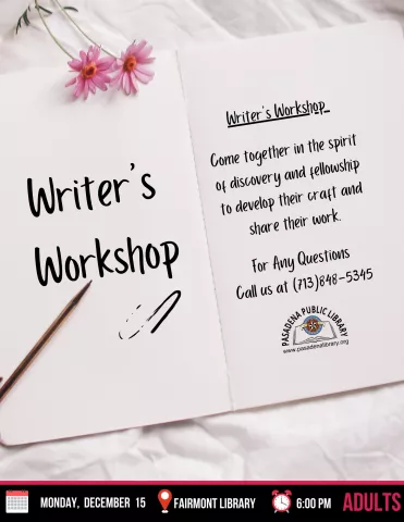 FAIRMONT: Writer&#039;s Workshop