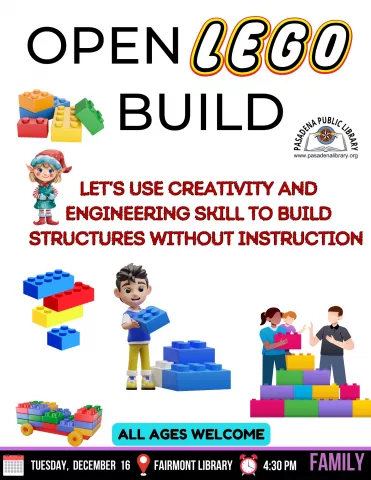 FAIRMONT: Open Lego Build