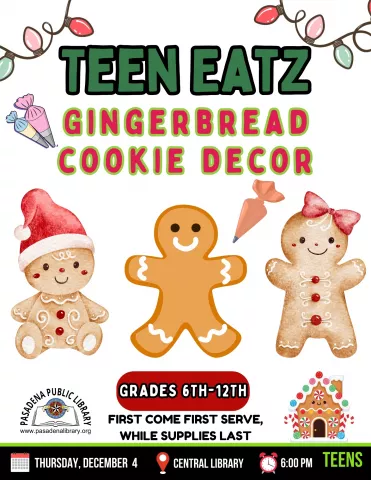 Teen Eatz - Gingerbread Cookie Decoration 