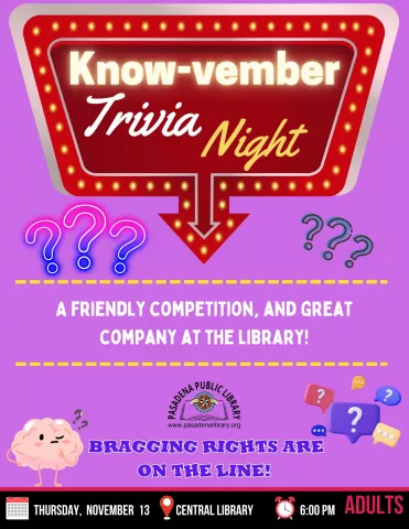 CENTRAL: Know-vember Trivia Night