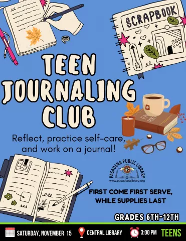 CENTRAL: Teen Journaling Club