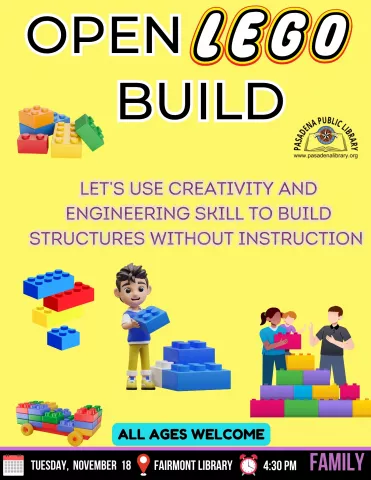 FAIRMONT: Open Lego Build