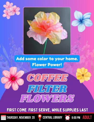 CENTRAL: Coffee Filter FLowers