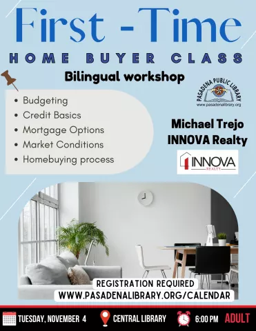 CENTRAL: First-Time Homebuyer Class 